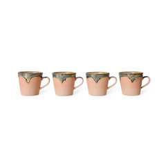 70s ceramics: cappuccino mug blossom