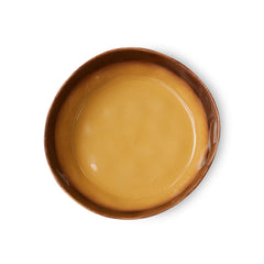 70s ceramics: pasta bowls cove, (set of 2)