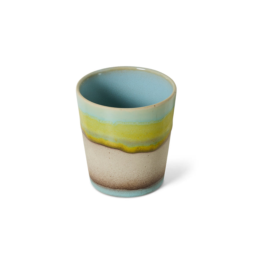 70s ceramics: coffee mug glint