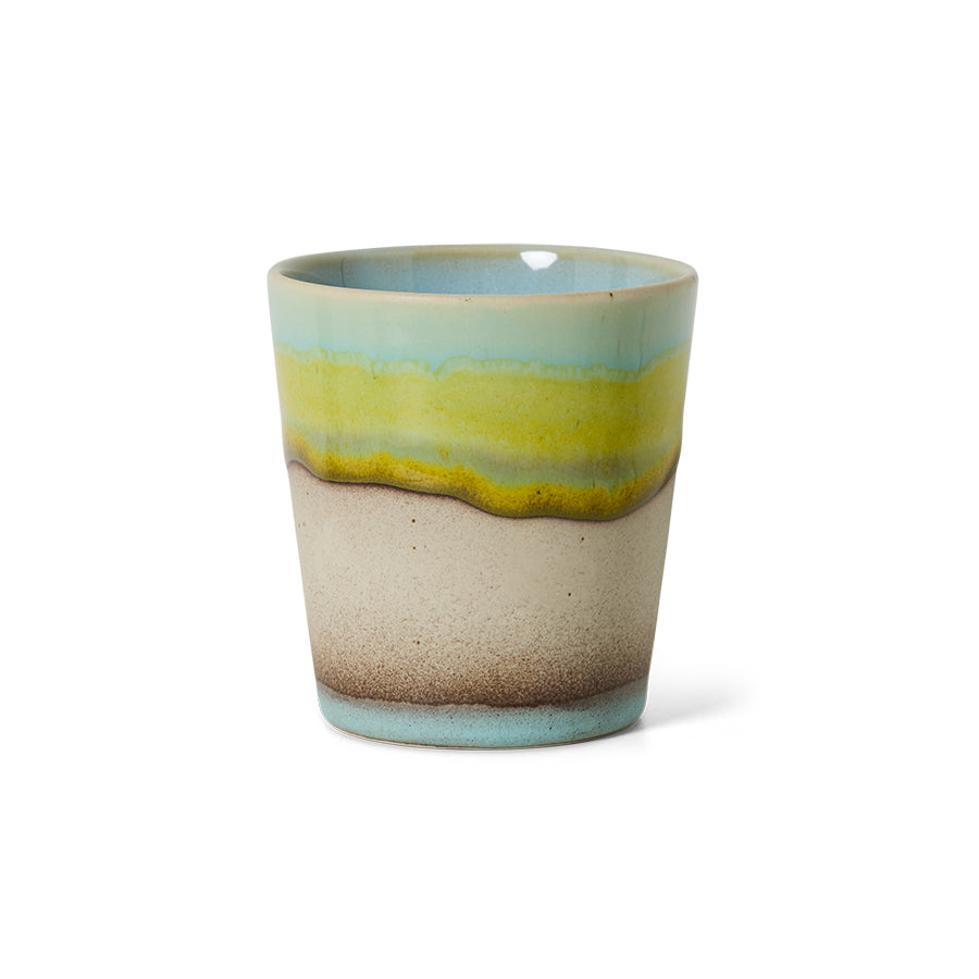 70s ceramics: coffee mug glint