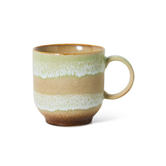 70s ceramics: café mug umber