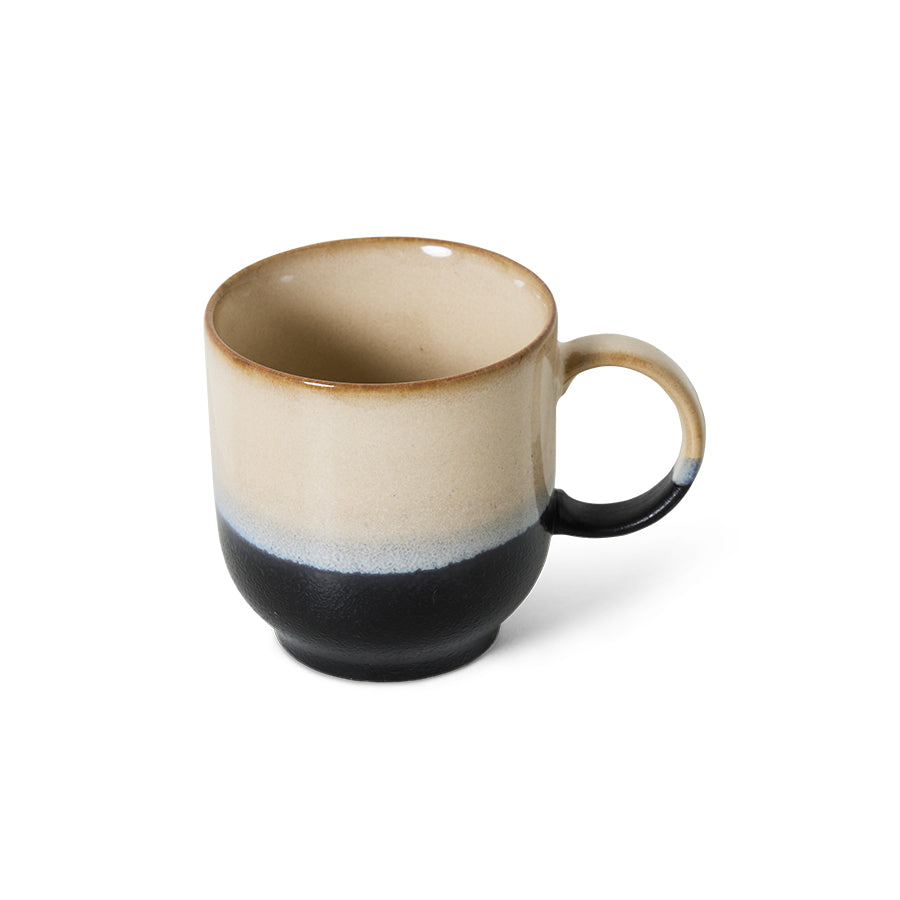 70s ceramics: café mug rock