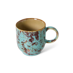 70s ceramics: café mug patina