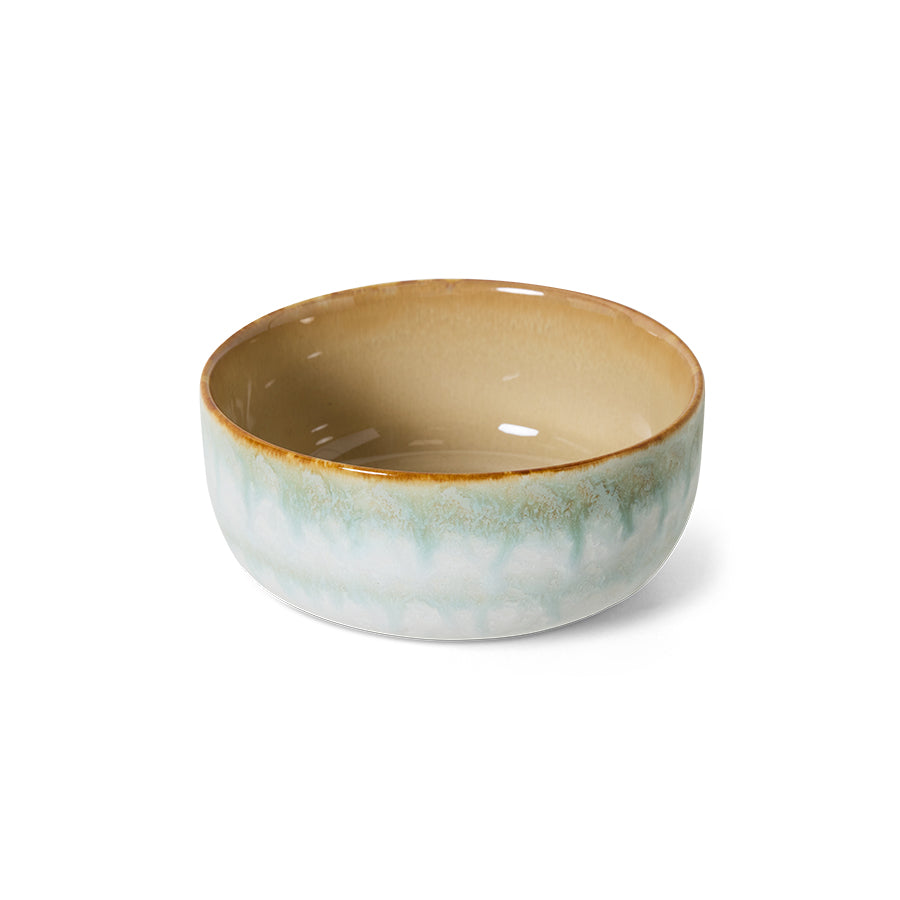 70s ceramics: dessert bowl petal