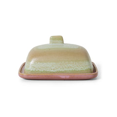 70s ceramics: butter dish skyline