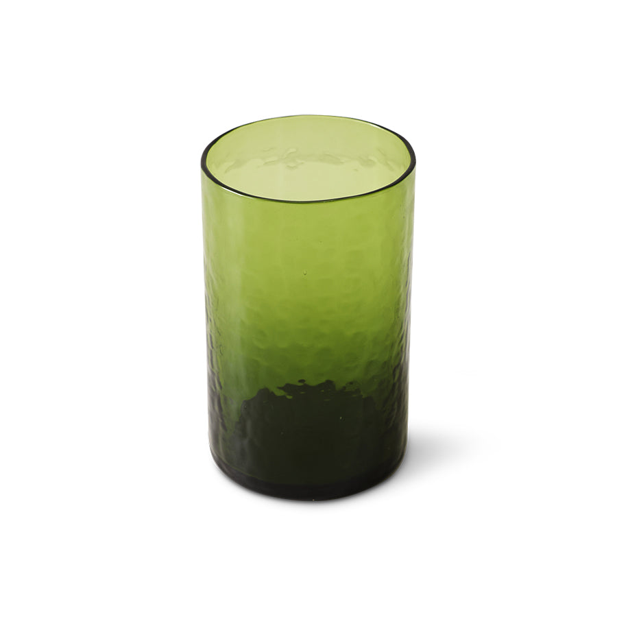 Tube high glass olive