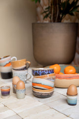 70s ceramics: tapas bowls, crystal (set of 4)