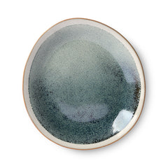 70s ceramics: side plates, mist (set of 2)