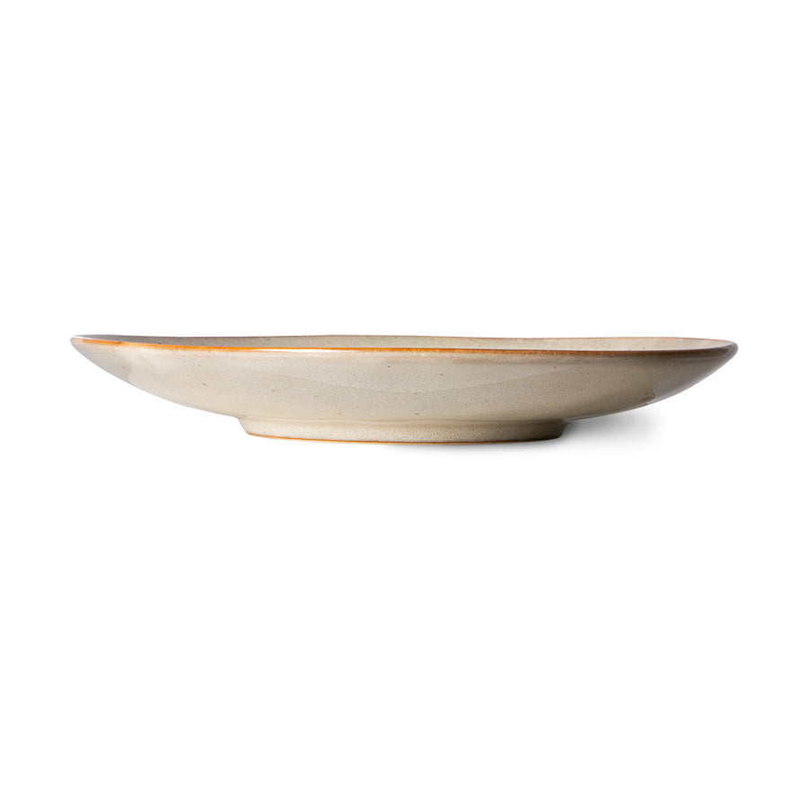 70s ceramics: side plates, mist (set of 2)