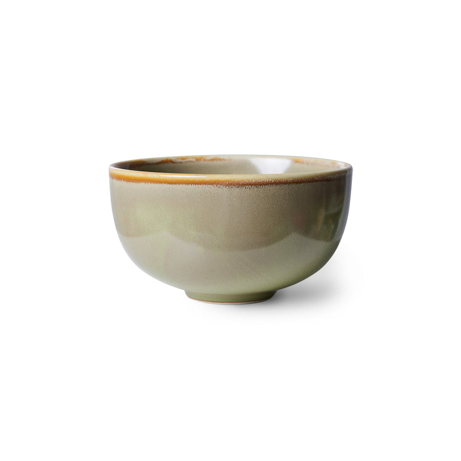 Chef ceramics: bowl, moss green