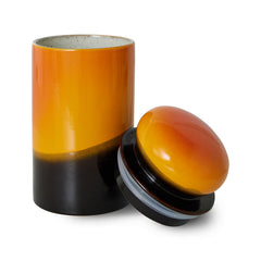 70s ceramics: storage jar, sunshine