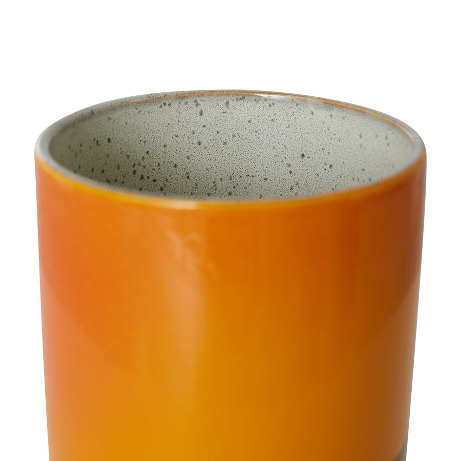 70s ceramics: storage jar, sunshine