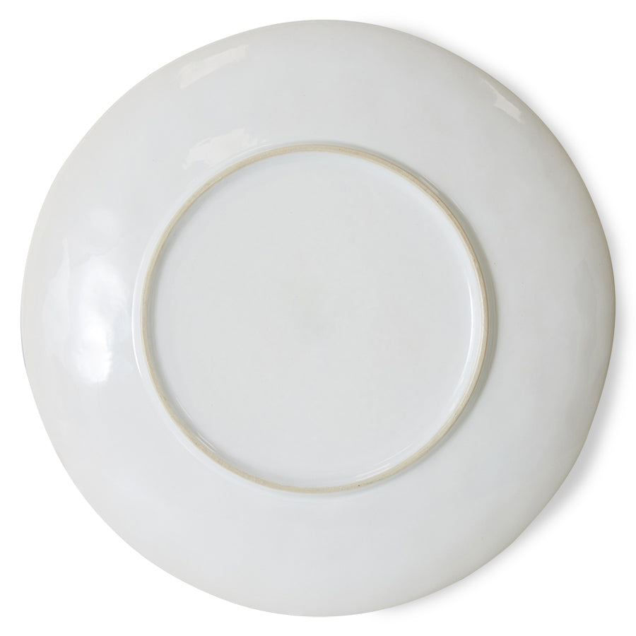 70s ceramics: dinner plates, supernova (set of 2)