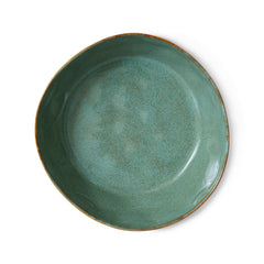 70s ceramics: pasta bowls, golden hour (set of 2)