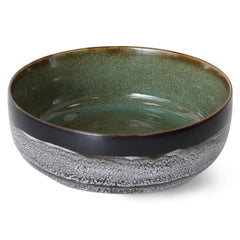 70s ceramics: salad bowl, rock on
