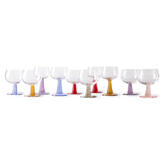 swirl wine glass high, ochre