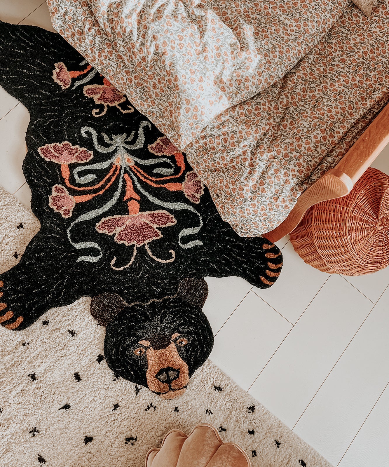 Blooming Bear Rug Large