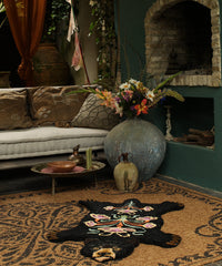 Blooming Bear Rug Small