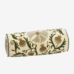 SUZANI EMBROIDERED BOLSTER CUSHION