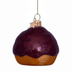 Ornament glass Bossche bol H6cm