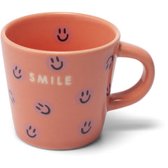 Ceramic espresso cup smileys SMILE coral 80ml