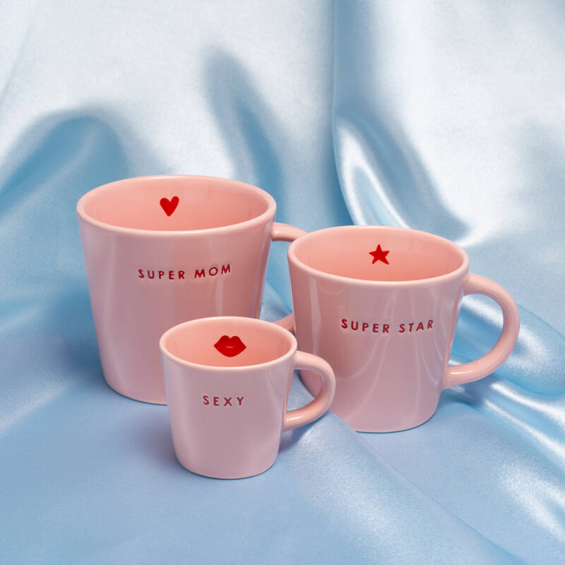 Ceramic espresso cup SEXY pink 80ml