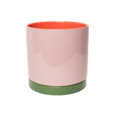 Bloempot Paars/Groen/Roze ø18 cm