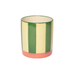 Bloempot Strepen Groen/Roze ø10 cm