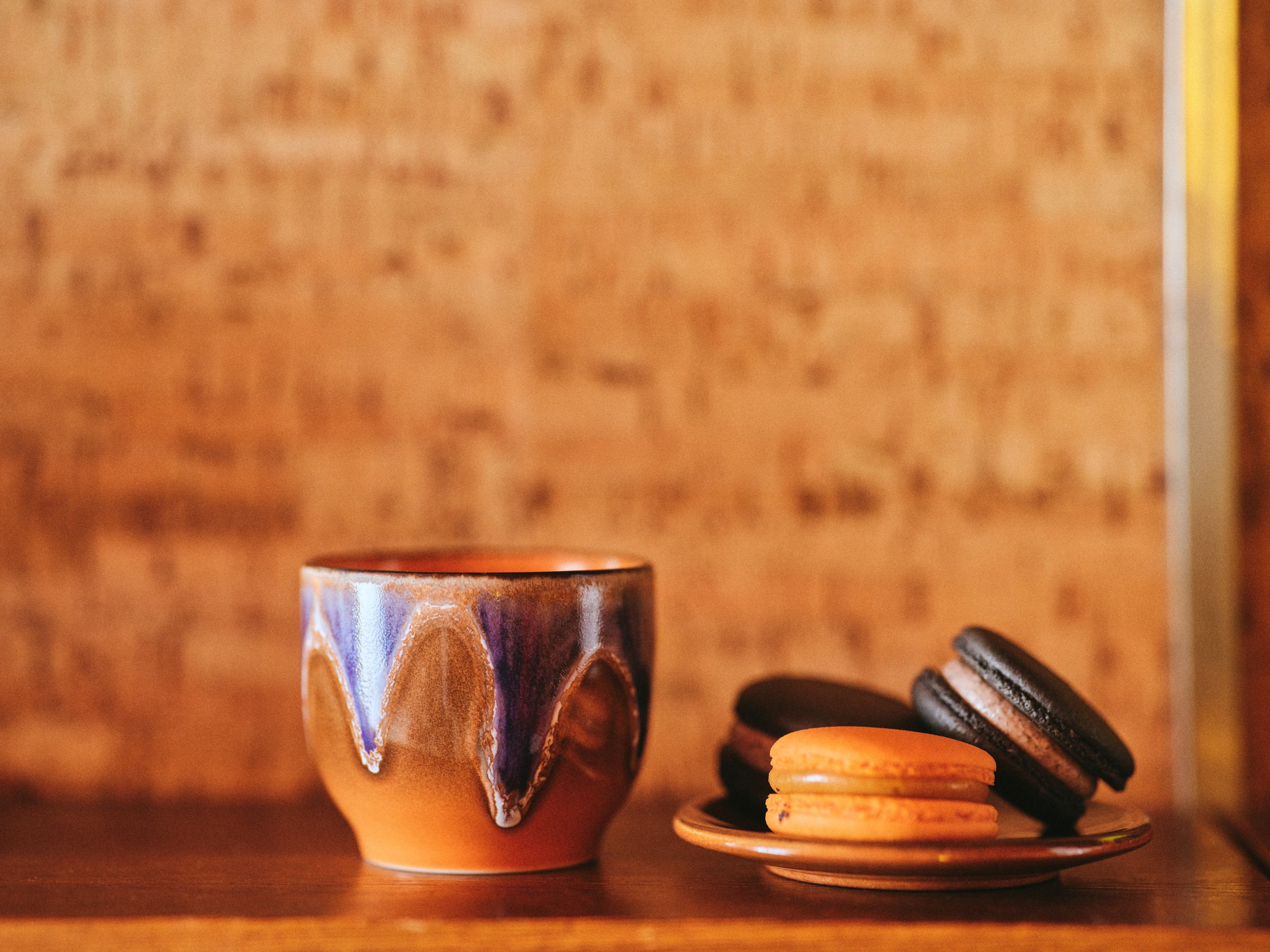 70s ceramics: coffee cup arabica