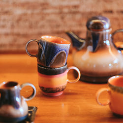 70s ceramics: coffee mug arabica