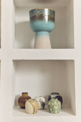 70s ceramics: small vases canyon, set of 4