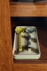 70s ceramics: serving spoons mines, set of 2