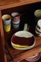 70s ceramics: platter cherry