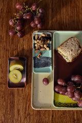70s ceramics: cake tray cherry