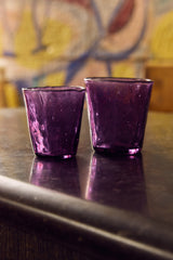 Farmhouse water glasses, small, violet (set of 4) | PRE-ORDER, begin december