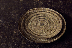 70s ceramics: side plates, brew (set of 2) | PRE-ORDER, begin november