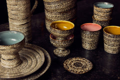 70s ceramics: medium coupes, brew variation (set of 2) | PRE-ORDER, begin november