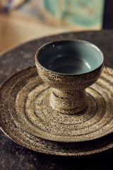 70s ceramics: tapas bowl on base S, brew | PRE-ORDER, begin november
