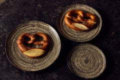 70s ceramics: side plates, brew (set of 2) | PRE-ORDER, begin november