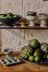 70s ceramics: tapas bowl on base S, lotus | PRE-ORDER, begin november