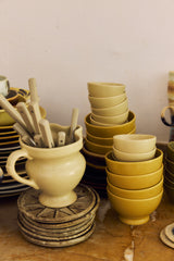 Farmhouse ceramics: small bowls, ochre (set of 4) | PRE-ORDER, begin november