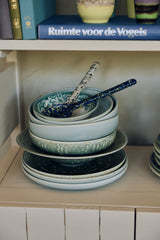 70s ceramics: serving spoons, blues (set of 2) | PRE-ORDER, begin november