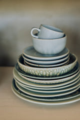 Sunday ceramics: dinner plate, green (set of 2) | PRE-ORDER, februari 2027