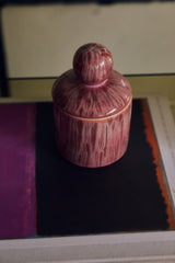 70s ceramics: small storage jar, rhubarb | PRE-ORDER, begin november