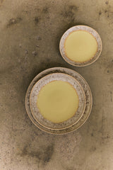 70s ceramics: dessert plates, custard (set of 2) | PRE-ORDER, begin november