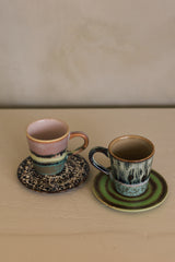 70s ceramics: espresso mugs,softness (set of 4) | PRE-ORDER, begin november