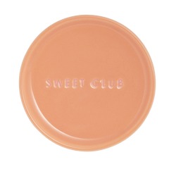 Petit four plate ceramic sweet club orange ø8.5cm