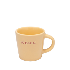 Espresso cup ceramic iconic yellow 80ml