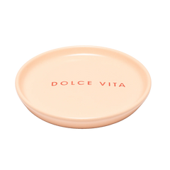 Petit four plate ceramic dolce vita salmon ø8.5cm