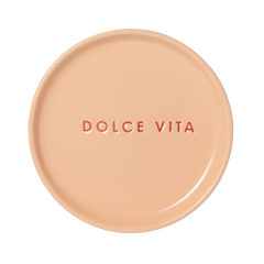Petit four plate ceramic dolce vita salmon ø8.5cm